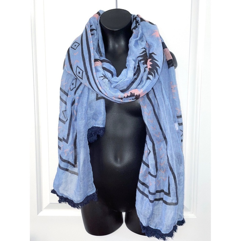 Blue scarf